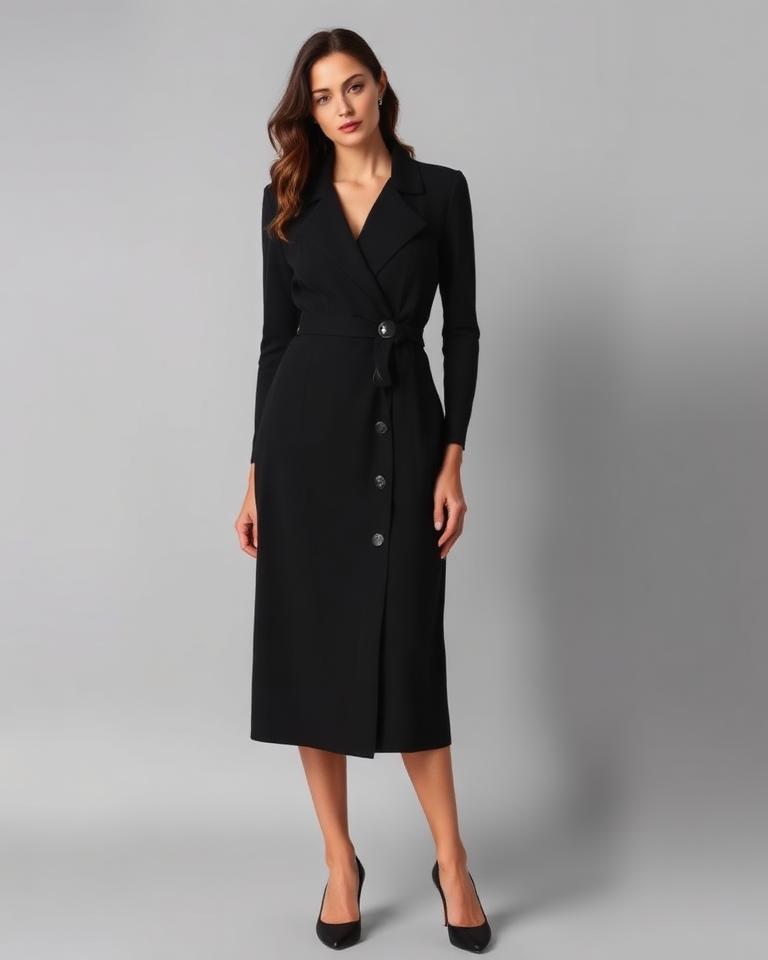 Wrap Midi Dress