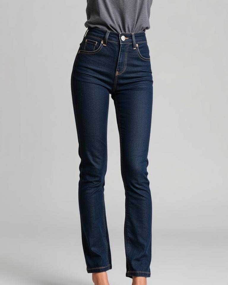 High-Rise Slim Jeans